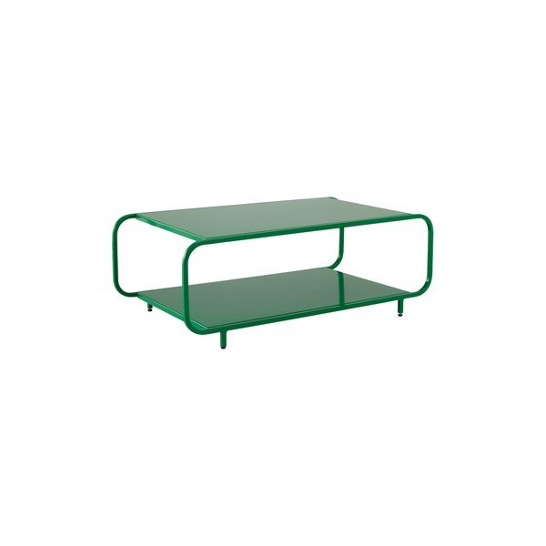 Zelený kovový konferenční stolek 55x100 cm Anzac – Jotex-image-2