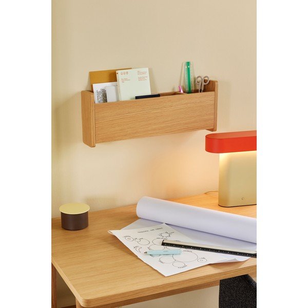 Oranžovo-béžová stolní lampa (výška 25 cm) Sleek – Hübsch-image-2