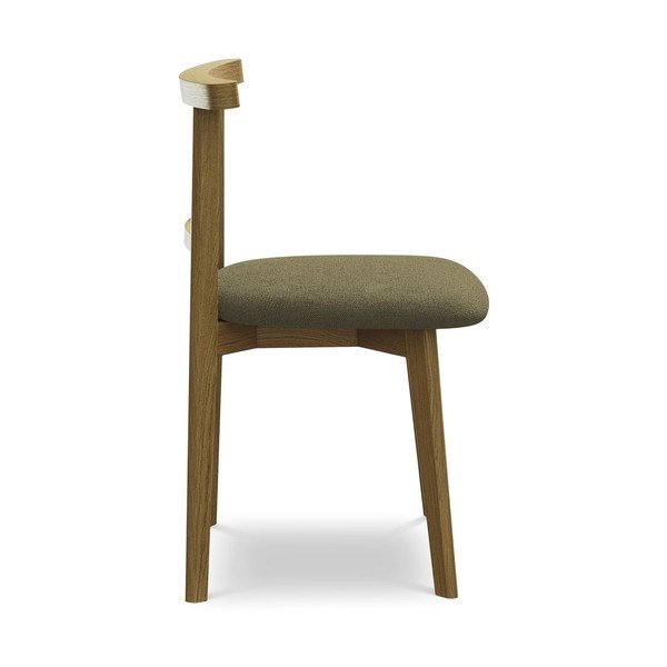 Zelená jídelní židle z masivního dřeva Ohelo – Makamii-image-2