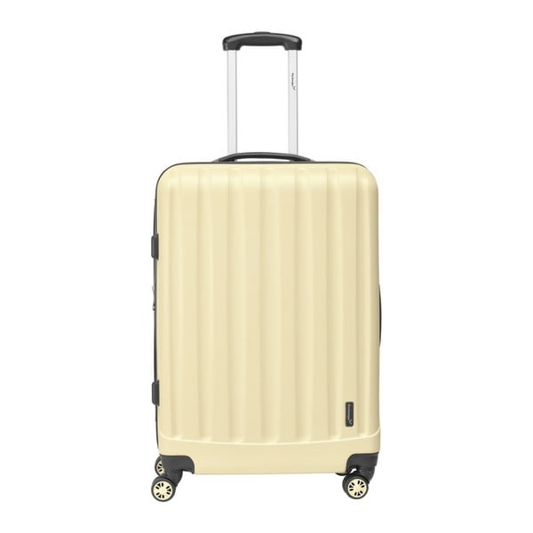 Krémový cestovní kufr Packenger Koffer, 112 l
