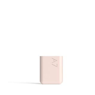 Růžové silikonové pouzdro na placatku Memobottle A7 Sleeve