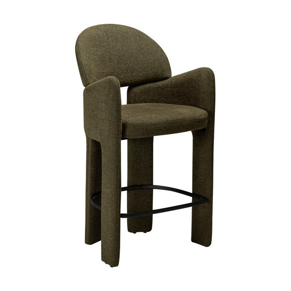 Khaki barová židle (výška sedáku 68,5 cm) Aole – DAN-FORM Denmark