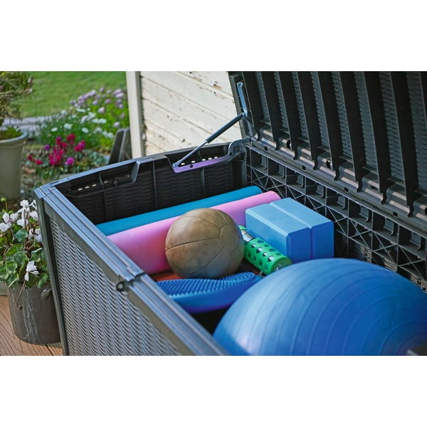 Šedý zahradní úložný box Borneo – Keter-image-1