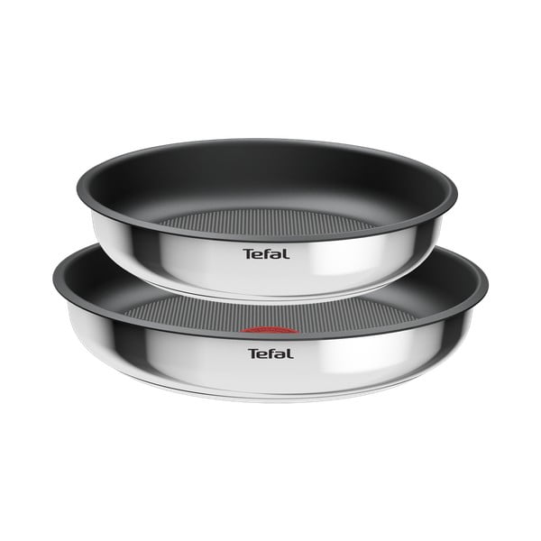 Nerezové pánve s nepřilnavým povrchem a odnímatelnou rukojetí v sadě 2 ks ø 26 cm INGENIO Cook Eat L8813S75 – Tefal-image-2