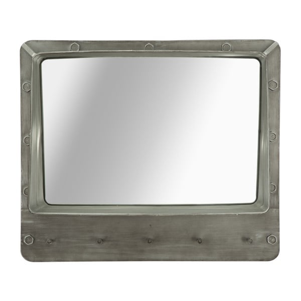 Nástěnné zrcadlo s úložným prostorem Mauro Ferretti Bolt, 70 x 60 cm