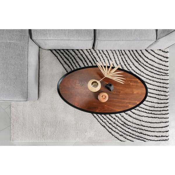 Černý/béžový koberec 80x150 cm Coastalina – Universal-image-1