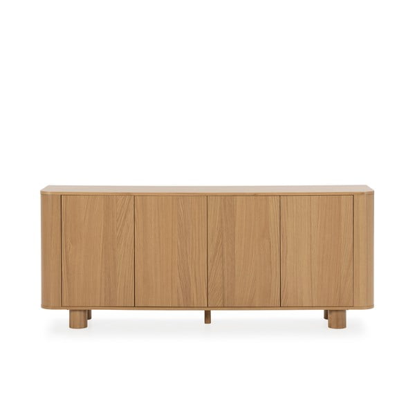 Komoda v dekoru dubu v přírodní barvě 180x75x40 cm Padoc – MOME