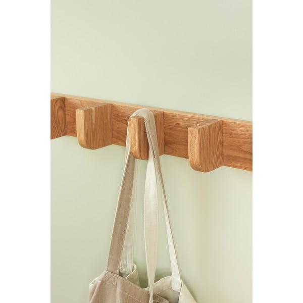 Nástěnný věšák z dubového dřeva v přírodní barvě Nomad – Hübsch-image-1