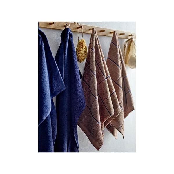 Tmavě modrý froté bavlněný ručník 50x100 cm Comfort – Södahl-image-3