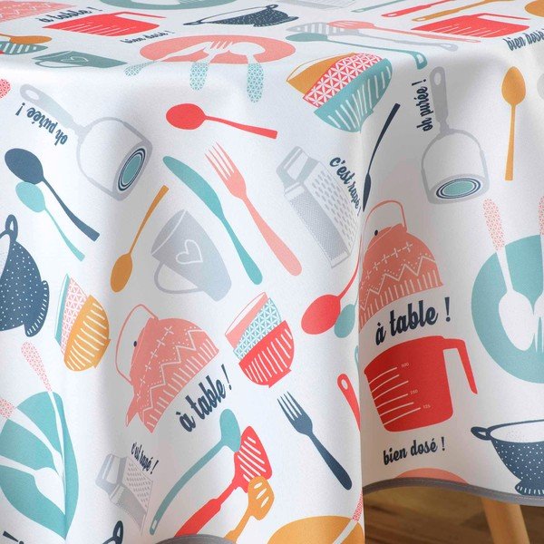 Omyvatelný ubrus ø 160 cm Kitchen – douceur d'intérieur-image-1