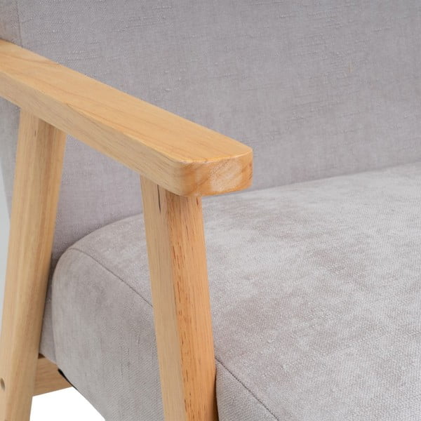 Šedé žinylkové křeslo Vintage – Casa Selección-image-1