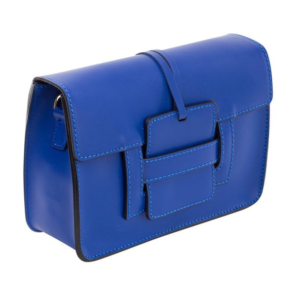 Modrá kabelka z pravé kůže Andrea Cardone Paolo