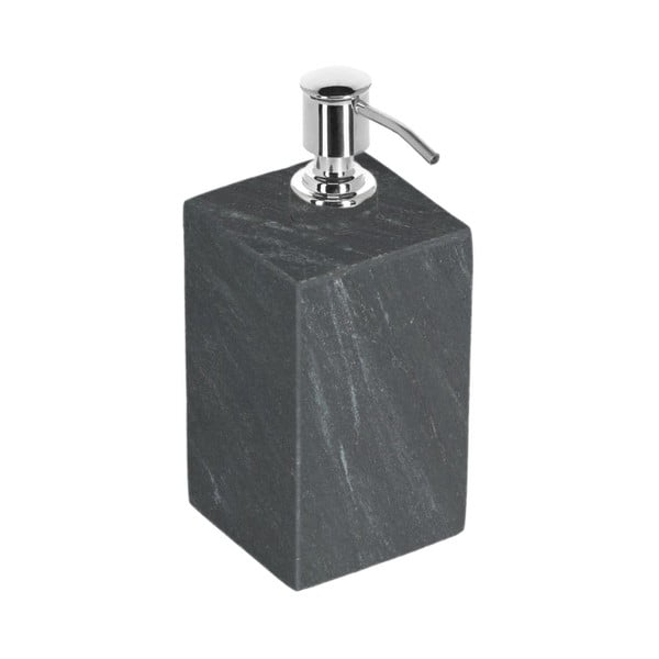 Tmavě šedý mramorový dávkovač mýdla 200 ml Aixa – Kave Home