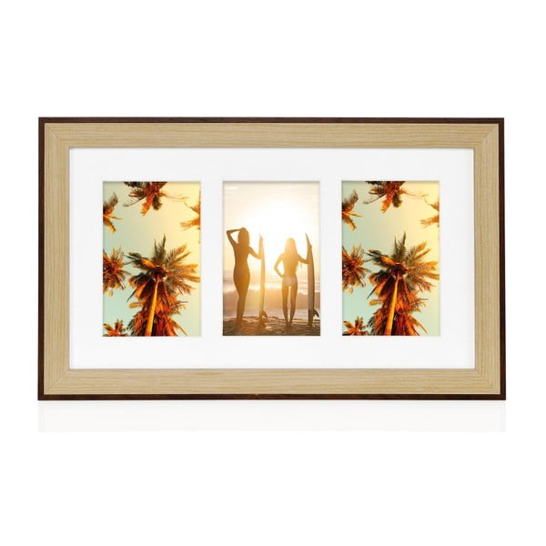 Dřevěný rámeček na fotografie 10 x 15 cm Andrea House Trio