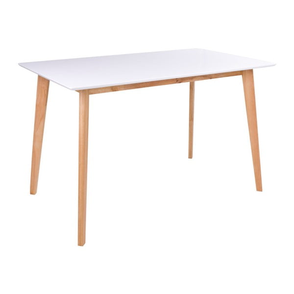 Jídelní stůl s bílou deskou Bonami Essentials Vojens, 120 x 70 cm