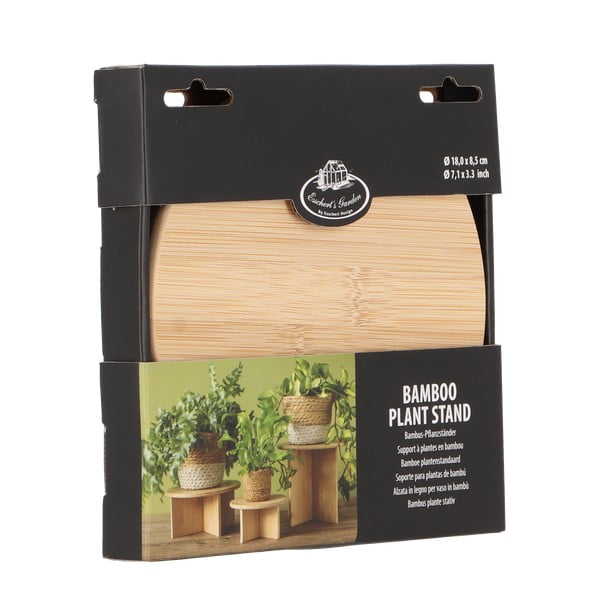 Bambusový stojan na květiny ø 18 cm – Esschert Design-image-4