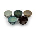 Porcelánové šálky v sadě 5 ks 200 ml Sara – Bredemeijer