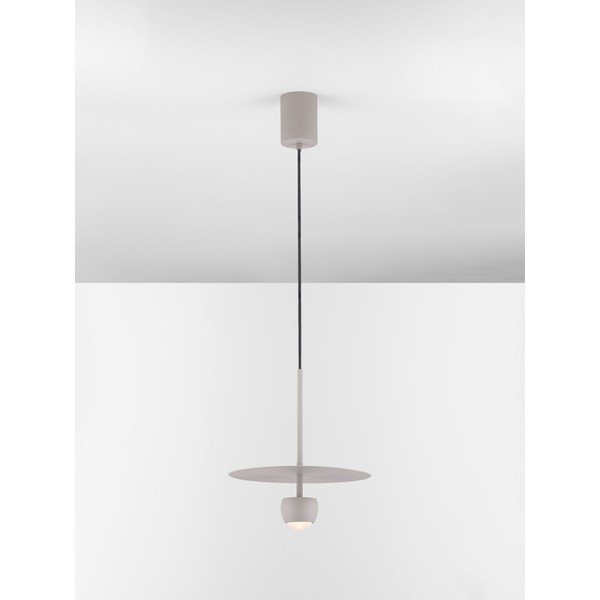 Béžové hliníkové LED závěsné svítidlo ø 30 cm Edem – Nova Luce-image-4