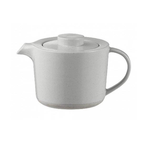 Světle šedá/béžová konvice na čaj z kameniny 1 l Sablo – Blomus