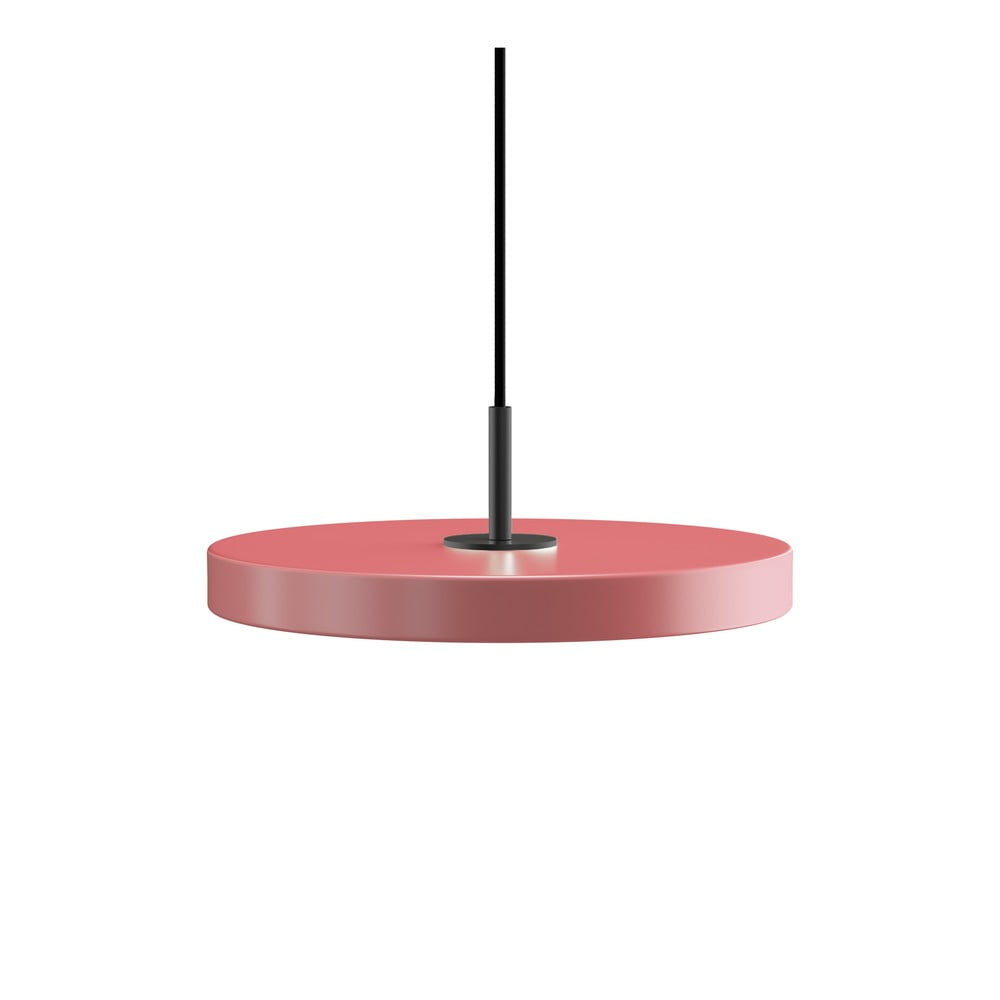 Růžové LED závěsné svítidlo s kovovým stínidlem ø 31 cm Asteria Mini – UMAGE