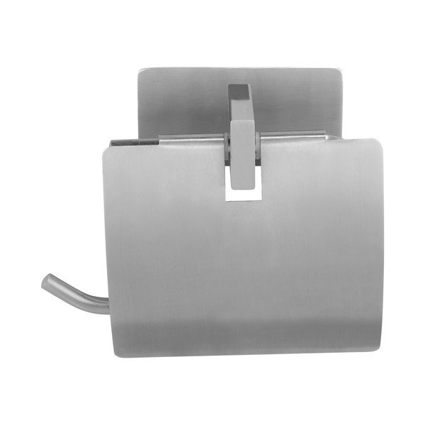 Samodržící držák na toaletní papír z nerezové oceli v matně stříbrné barvě Genova – Wenko-image-3