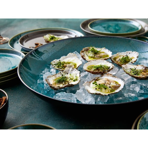 Zelená/černá mísa z kameniny ø 40 cm Gastro Black/Green – Bitz-image-2