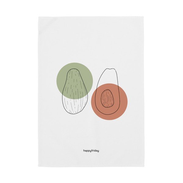Bavlněné utěrky v sadě 2 ks 50x70 cm Avocado – Happy Friday-image-2