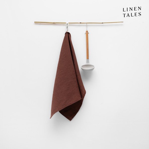 Lněná utěrka 45x65 cm Chocolate – Linen Tales