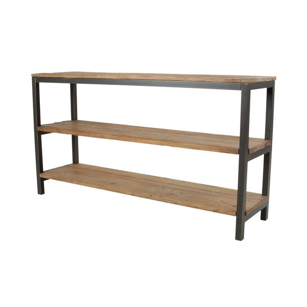 Police z jilmového dřeva Interstil Vintage