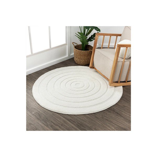 Šedý pratelný kulatý koberec ø 100 cm Elite Collection – Mila Home-image-1