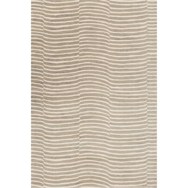Šedobéžový vlněný koberec 133x190 cm Agnus Tides – Agnella