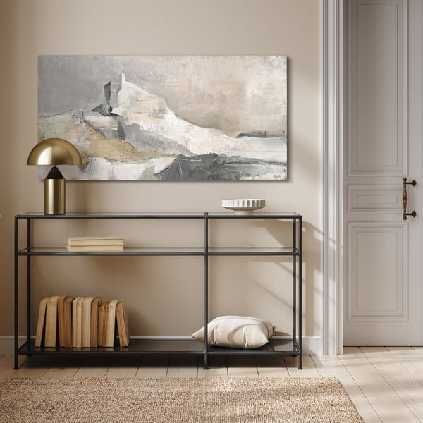 Obraz s ručně malovanými prvky na plátně 140x70 cm Nordic Shapes   – Malerifabrikken-image-1