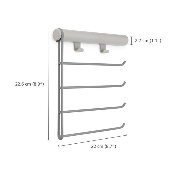 Kovový věšák na kravaty a opasky Orderly – Joseph Joseph-image-4