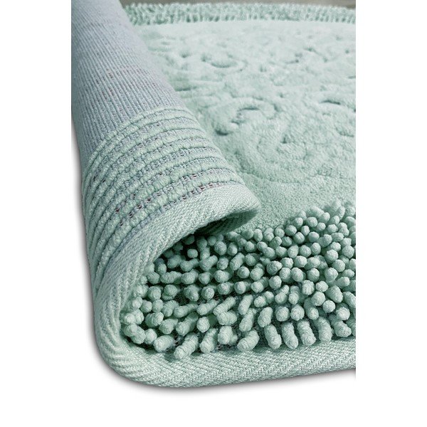Světle zelené koupelnové předložky v sadě 2 ks 100x60 cm Piante – Foutastic-image-4