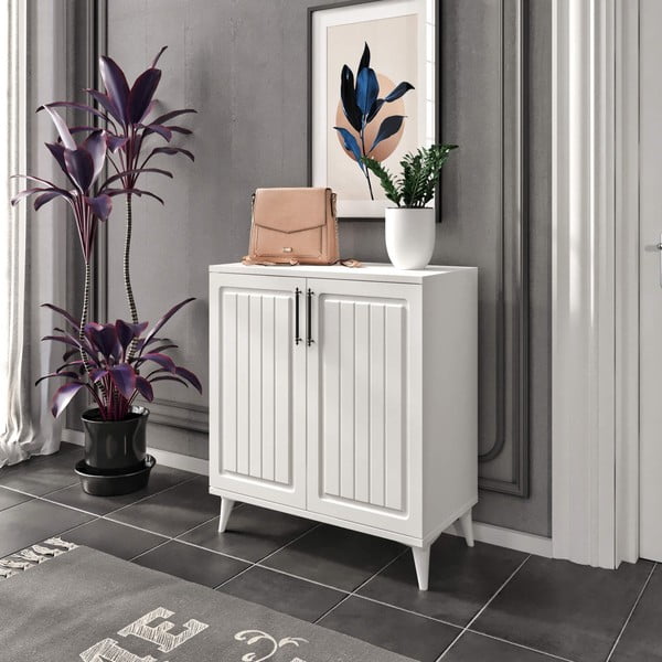 Bílý botník Latte – Kalune Design-image-2