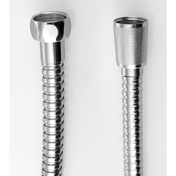 Sprchová hadice z nerezové oceli v leskle stříbrné barvě Powerflex – Sapho-image-1