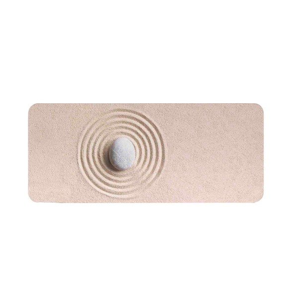 Světle hnědá koupelnová předložka 50x120 cm Serena – douceur d'intérieur