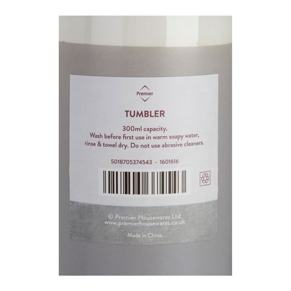 Bílo-šedý kelímek Premier Housewares Vida, 300 ml-image-1