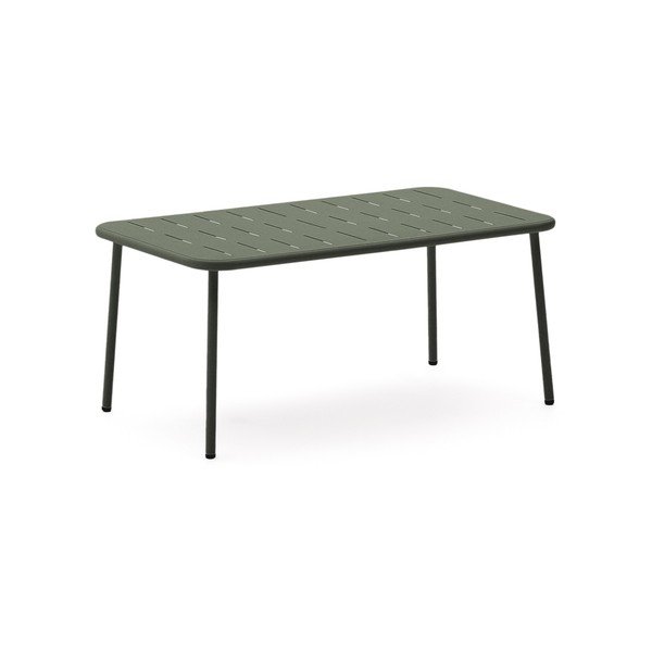 Ocelový zahradní konferenční stolek 50x90 cm Zivia – Kave Home