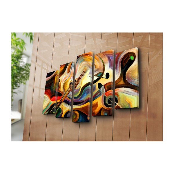 Vícedílný obraz Abstract Music, 105 x 70 cm-image-2