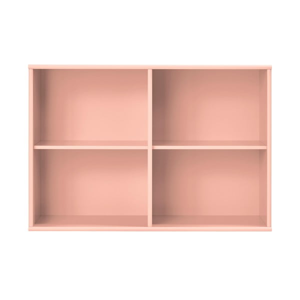 Růžová závěsná knihovna 89x61x32,5 cm Mistral – Hammel Furniture