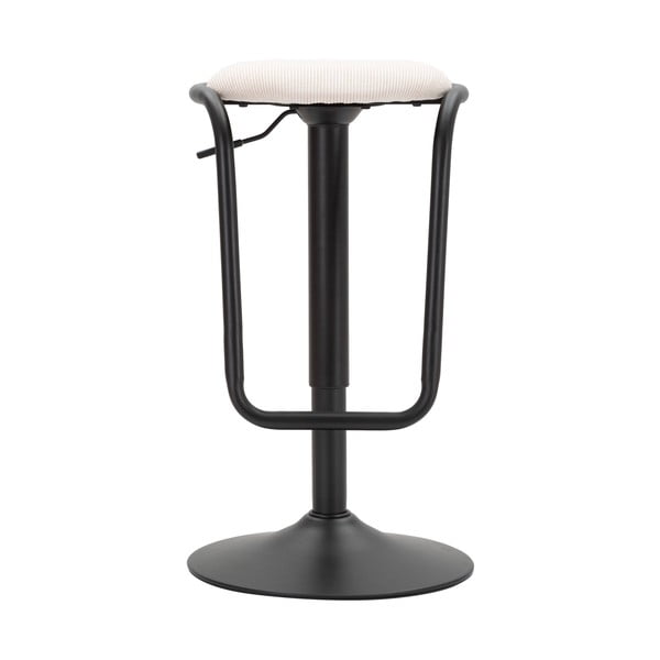 Bílá/černá čalouněná barová stolička s nastavitelnou výškou (výška sedáku 61 cm) Destiny – Mauro Ferretti-image-2