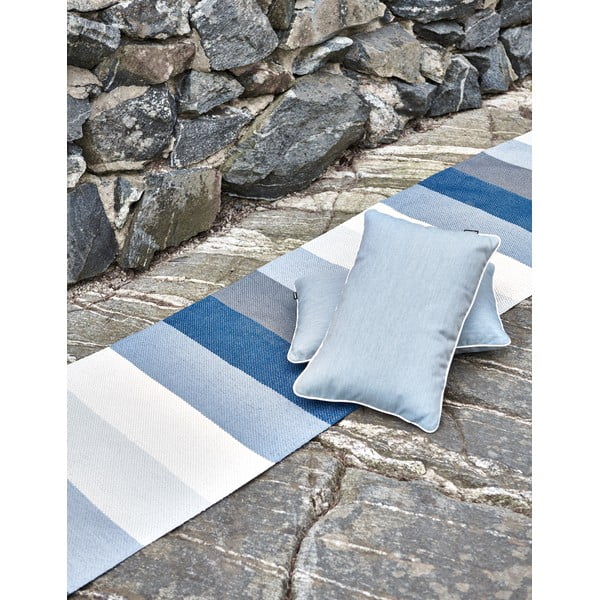 Modro-krémový vnitřní a venkovní koberec 70x100 cm Molly Ocean Grey – Pappelina-image-2