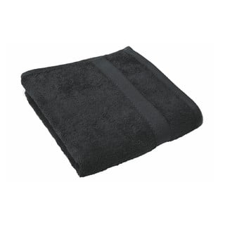 Černý ručník Tiseco Home Studio, 50 x 100 cm