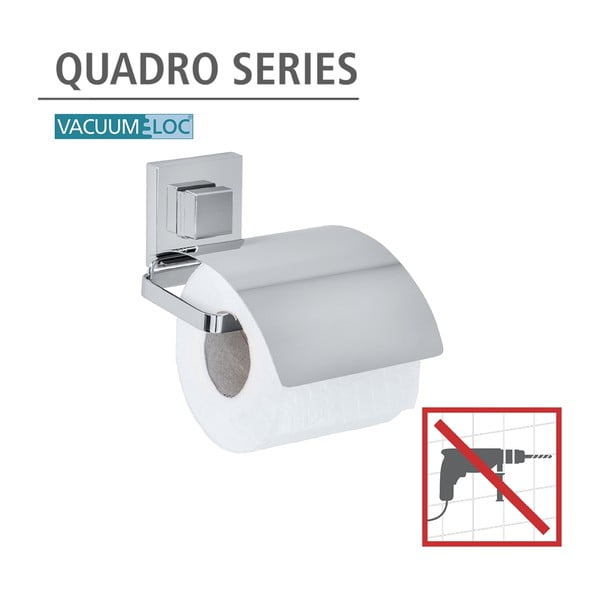 Samodržící držák na toaletní papír Wenko Vacuum-Loc, 14 x 13 cm-image-4
