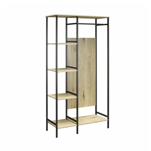 Šatní skříň v dekoru dubu 95x180 cm Modine - Støraa-image-2