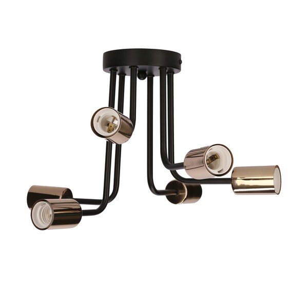 Stropní svítidlo v černo-měděné barvě 27x27 cm Spill – Candellux Lighting-image-2