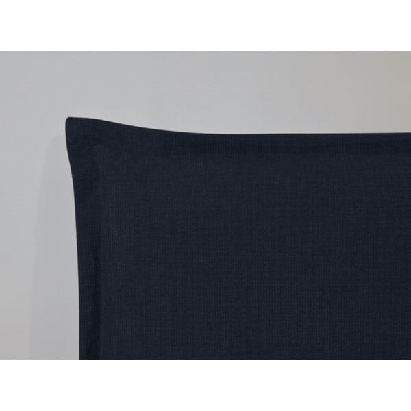 Tmavě modrá/přírodní dvoulůžková postel s roštem 160x200 cm Charlie – Bobochic Paris-image-4