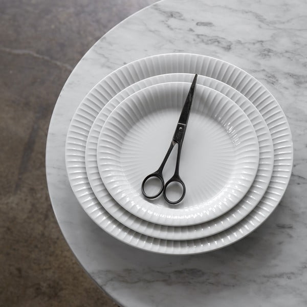 Bílý porcelánový talíř Kähler Design Hammershoi, ⌀ 27 cm-image-2