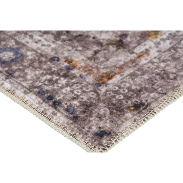 Světle hnědý pratelný koberec 80x50 cm - Vitaus-image-2